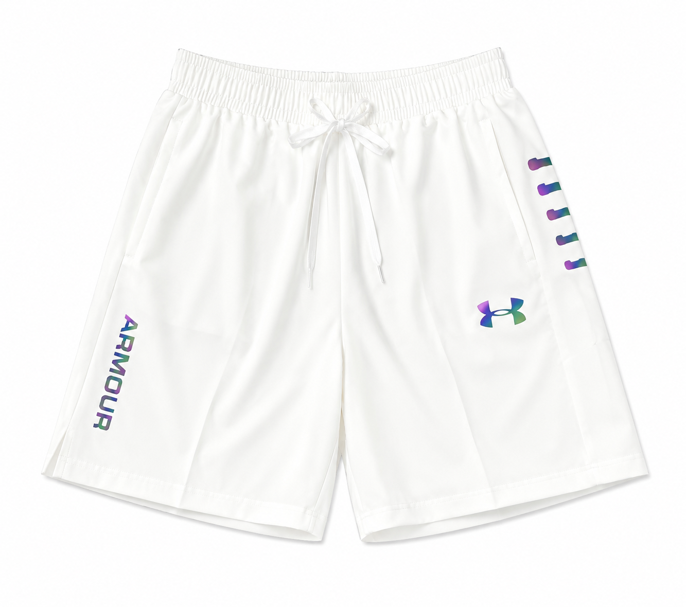 Under Armour Men's White Logo Shorts