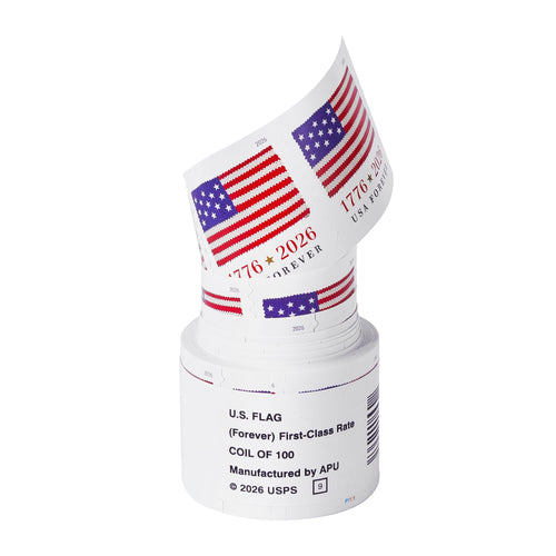 2026 US Flags Rolls / Booklets / Sheets Forever First Class Postage Stamps
