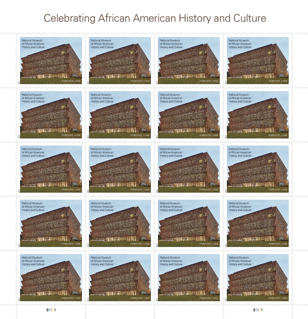 Celebrating African American History and Culture Forever Stamps