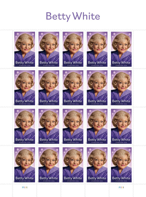 Betty White Forever Stamps Tribute Collection