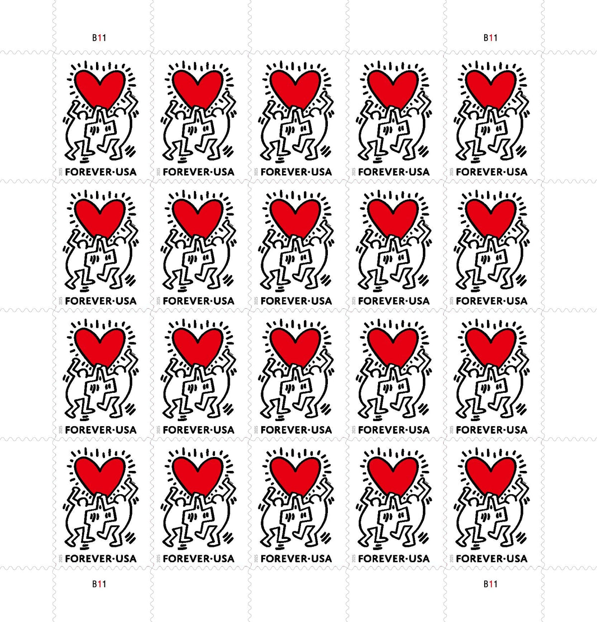 2025 Love Forever Postage Stamps