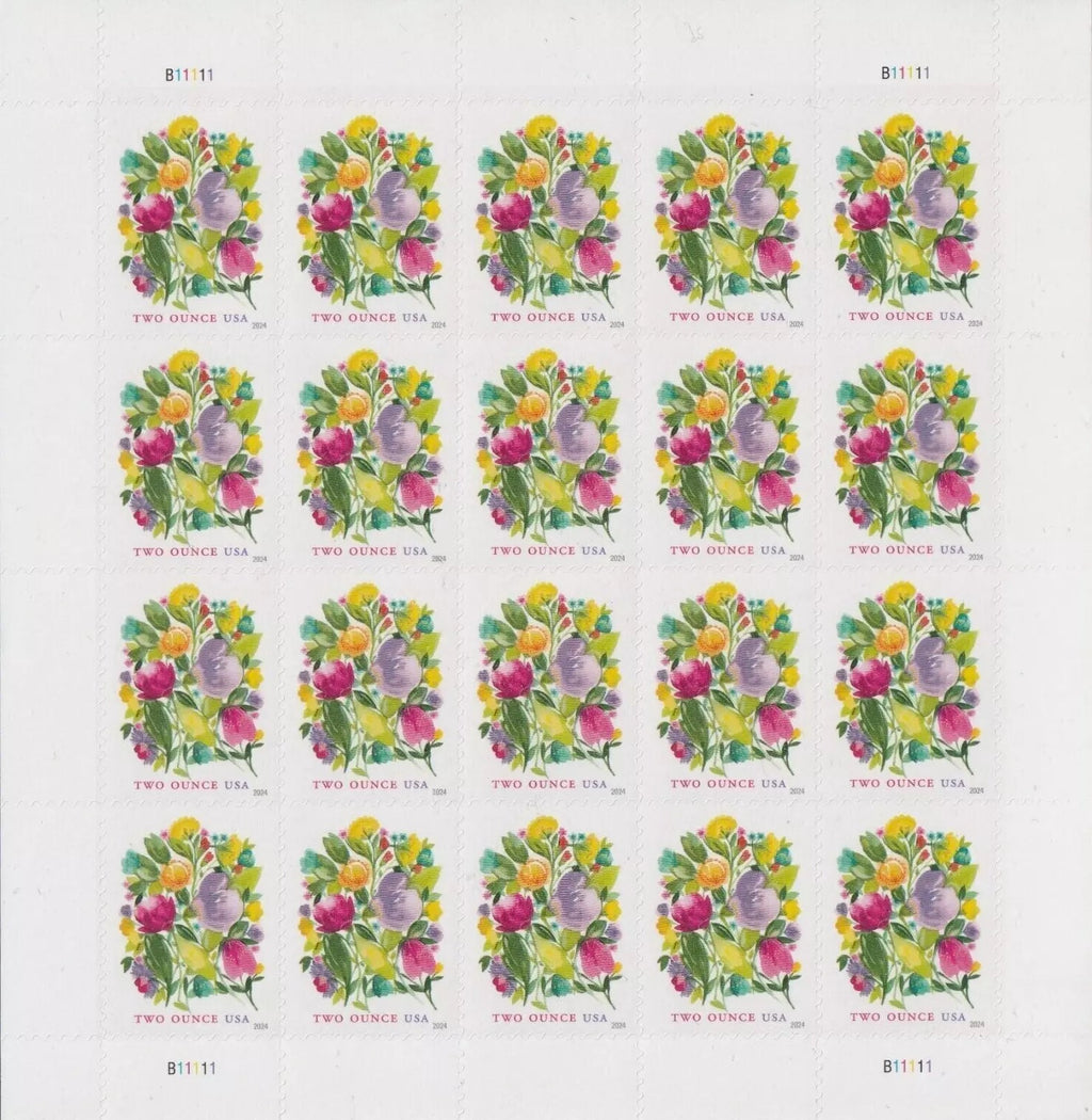 Wedding Blooms Two Ounce Forever Postage Stamps