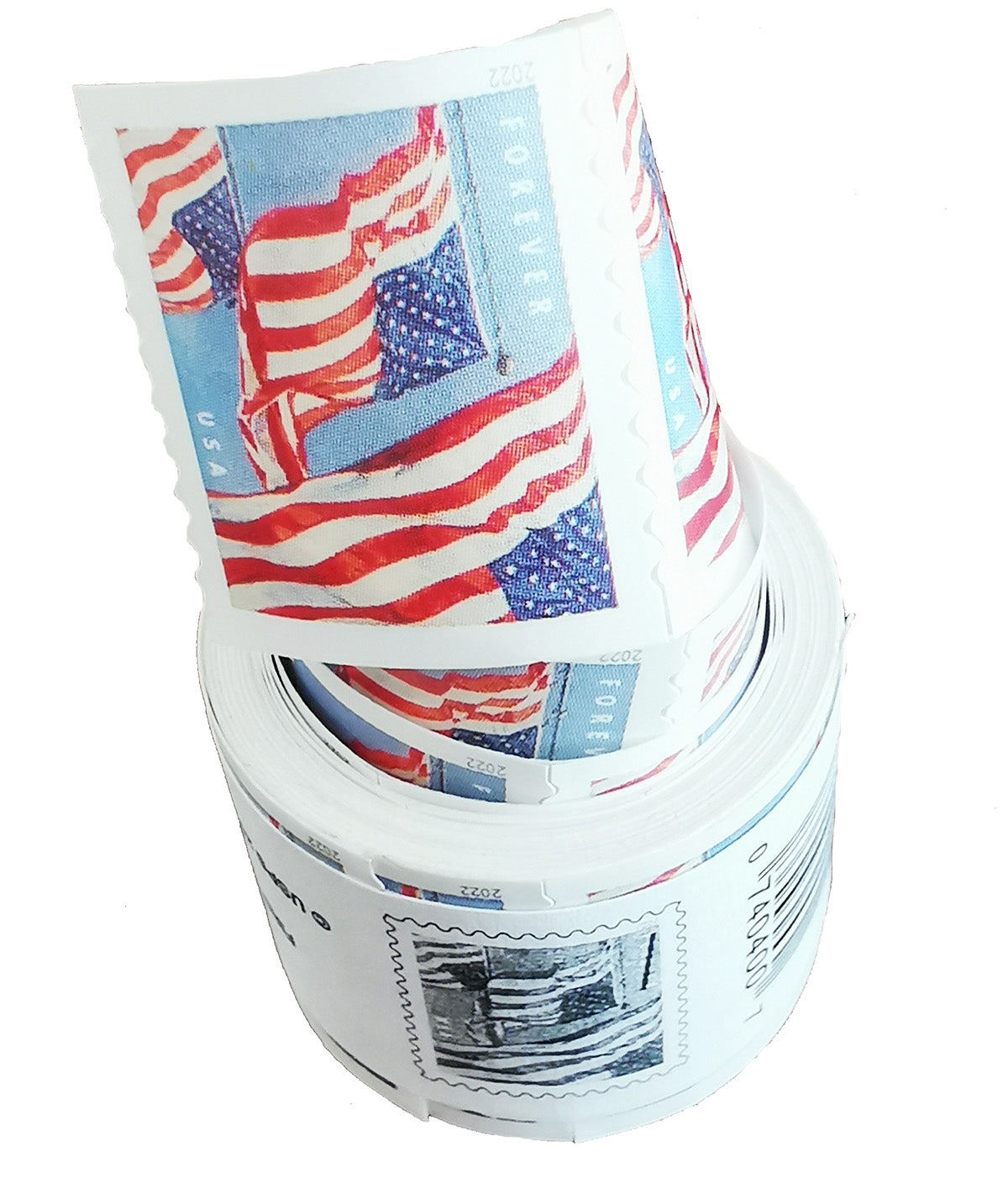 2022 US Flags Forever Postage Stamps available in Sheets and Coils