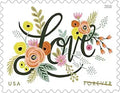 Love Flourishes Forever Postage Stamps