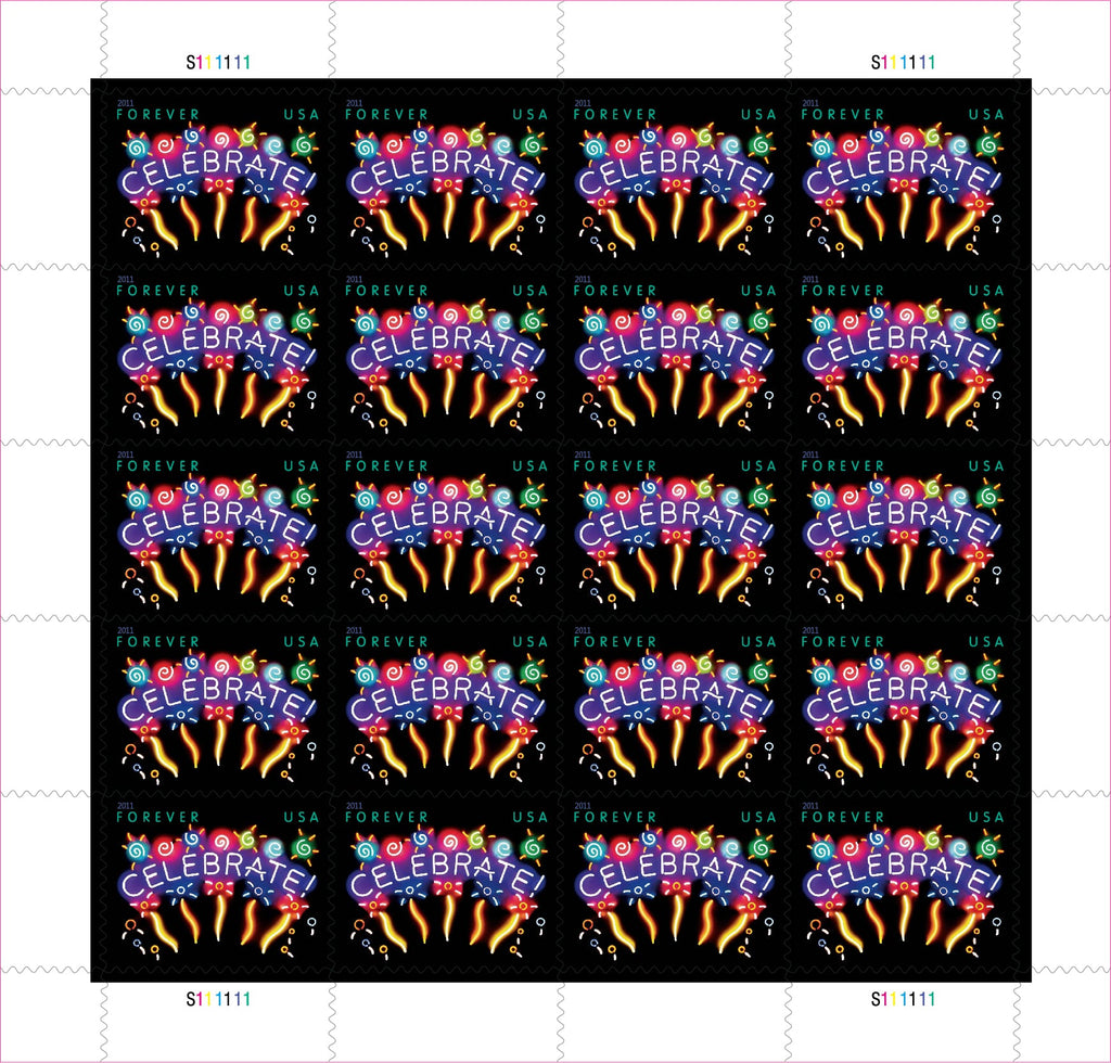Celebrate Forever Postage Stamps