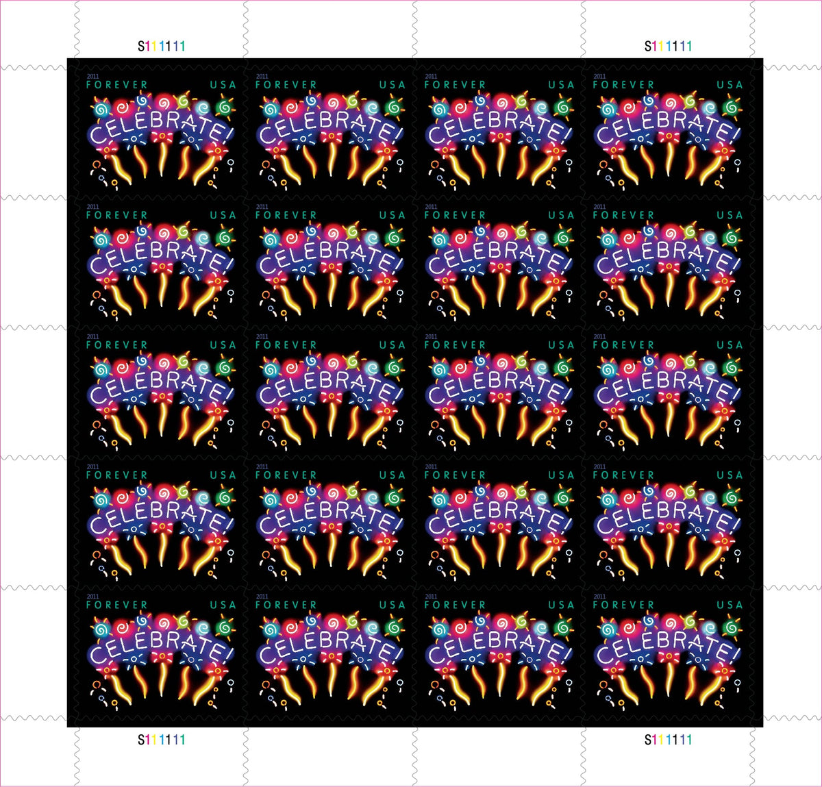Celebrate Forever Postage Stamps