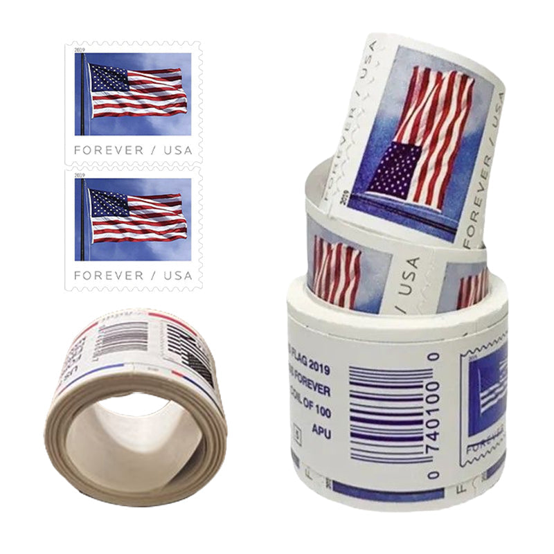 2019 US Flags Forever Postage Stamps available in Booklets and Coils