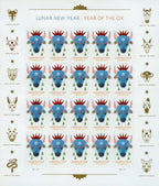 Year of the Ox Celebrates Lunar New Year Forever Postage Stamps