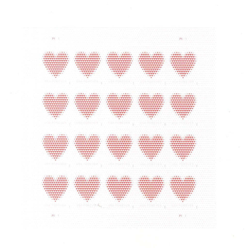 Made of Hearts Forever Postage Stamps