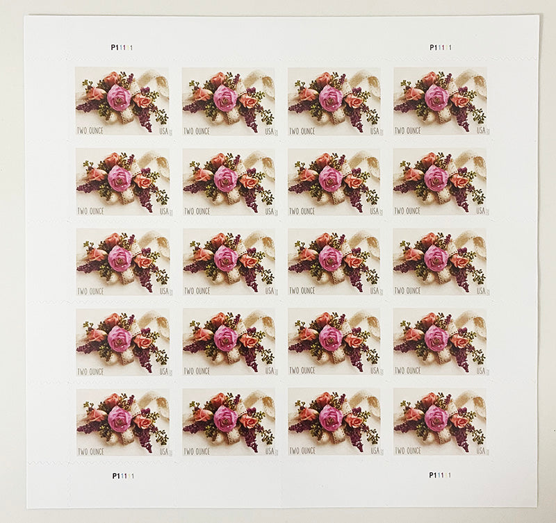 Garden Corsage Two Ounce Forever Postage Stamps