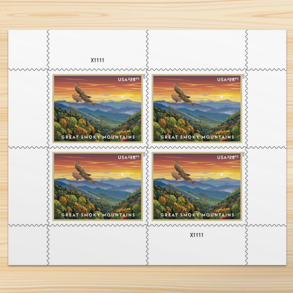 2023 USPS Great Smoky Mountains Priority Stamp – Scenic Express Mail
