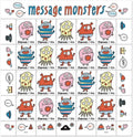 Message Monsters Ready to Bring a Smile to Your Mail Forever Postage Stamps