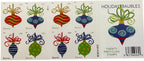 Holiday Baubles Forever Postage Stamps