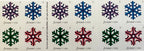 Geometric Snowflakes Forever Postage Stamps