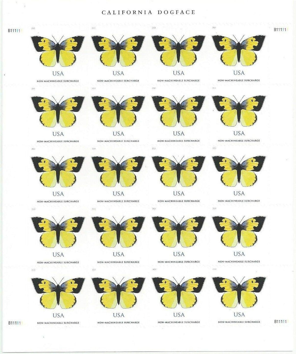 California Dogface Butterfly Forever Postage Stamps