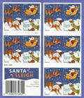 Santa and Sleigh Forever Postage Stamps