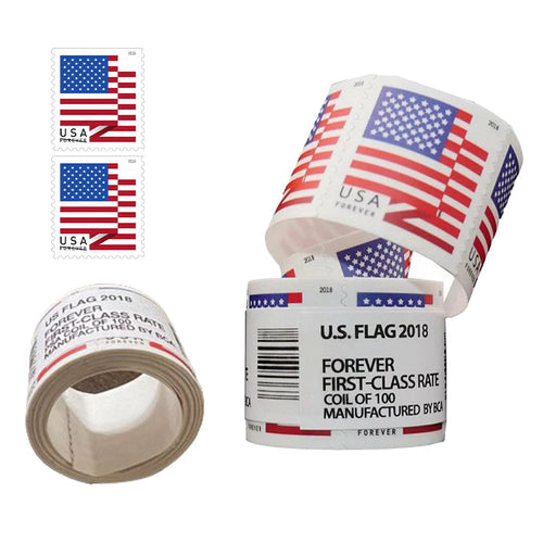 2018 USPS Flag Forever Stamps – Coil Roll Format